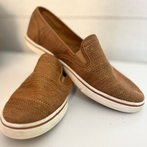 Lauren Ralph Lauren Janis Brown Slip On Shoes  Womens Size 6.5B 6.5 pre-owned